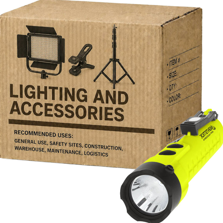 Carton of 4 Packs Maxisafe Dual Light Torch with Dual Magnet