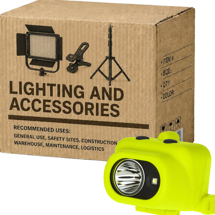 Carton of 4 Packs Maxisafe Dual Light Headlamp