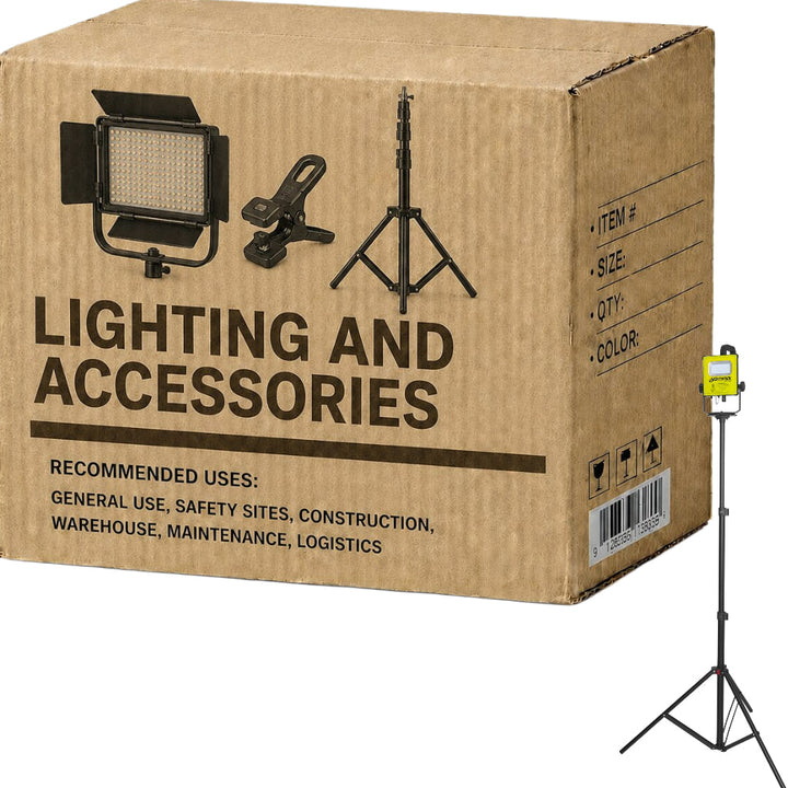 Carton of 5 Nightstick LED Scene Light with Tripod Zone 0 IS Rechargeable