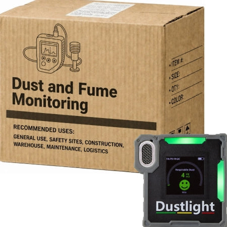Carton of 5 Dustlight Personal Dust Monitor Dust Exposure Monitoring
