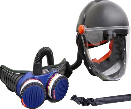 Maxisafe CleanAIR Smelter Kit - CA-40G Hard Hat with AerGO PAPR and ABE1 P3 filters
