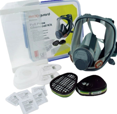 Maxisafe Maxiguard Full Face Respirator Chemical Kit - Medium