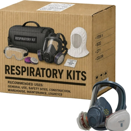 Carton of 4 Packs Maxiguard Full Face Silicone Respirator with A1P2 Filter- Medium