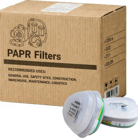 Carton of 30 Maxiguard ABEK Gas and P2 Filter Combo Pack Respiratory Filters