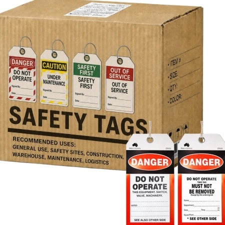 Carton of 20 Safety Tag Danger Do Not Operate