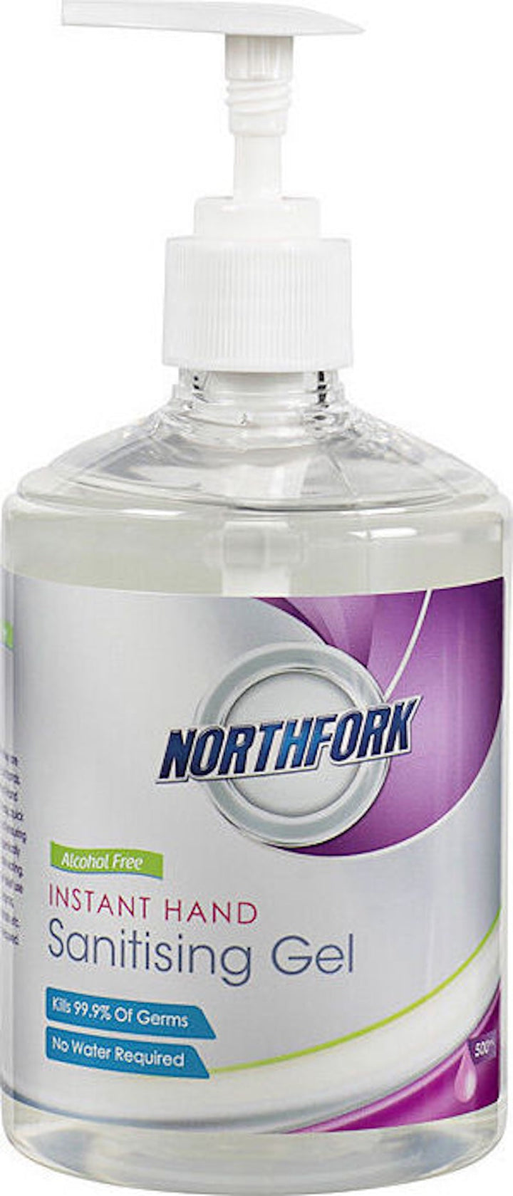 Northfork Instant Hand Sanitiser Gel Alcohol Free 500m