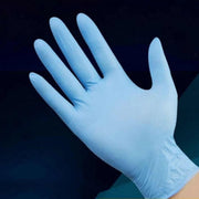 Saniflex Nitrile Examination Gloves Blue Powder Free Box of 100