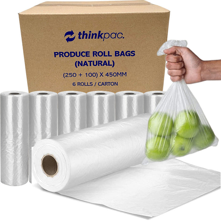 Carton of 6 Produce Bag Rolls 1.5kg