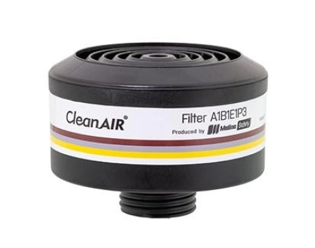 Carton of 5 Packs CleanAIR A1B1E1 P3 Combined Filter with DIN Thread RD40x1/7 Respiratory Filters