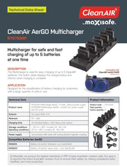 Carton of 5 CleanAIR AerGO Multicharger