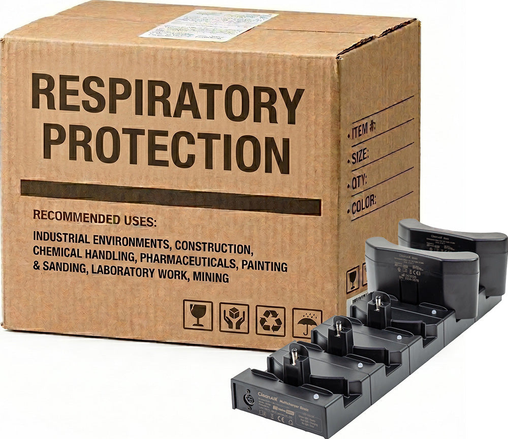 Carton of 6 CleanAIR Multicharger for Basic PAPR Unit