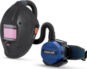 Carton of 5 CleanAIR Omnira Face Shield & Basic PAPR Kit with duffel bag