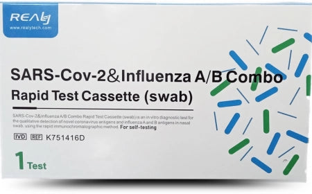 Realy Tech SARS-Cov-2 & Influenza A＆B Combo Rapid Test Cassette (Nasal Swab)