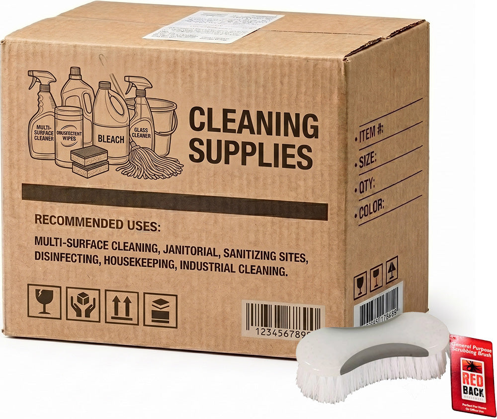 Carton of 48 Redback General Purpose Scrubbing Brush 15.5c