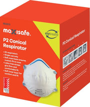 Carton of 12 Boxes Maxisafe P2 Conical Respirator