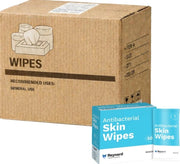 Carton of 12 Reynard Health Antibacterial Skin Wipes
