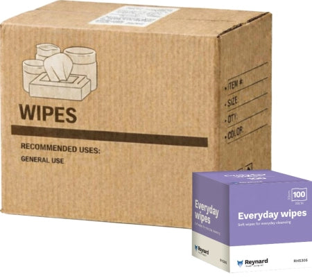 Carton of 12 Reynard Health Boxed Everyday Wipes
