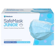 Medicom SafeMask Blue Junior Kids Masks Earloop Box of 50
