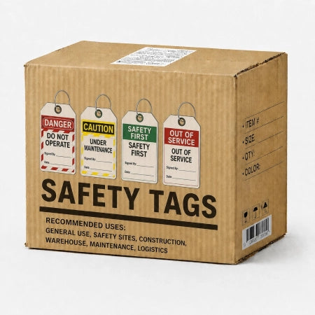Carton of 20 Safety Tag Scaffold Erection and Inspection