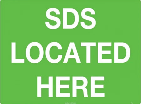 FastAid SDS Located Here Sign 600 x 400mm