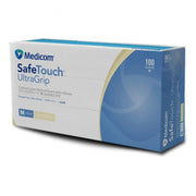 100pcs Medicom SafeTouch Ultra Grip Latex Gloves 6gm Powder Free
