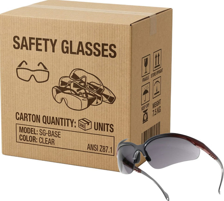 Carton of 144 Arc Vision Safety Glasses Sting Smoke Anti Fog Lens Spectacle