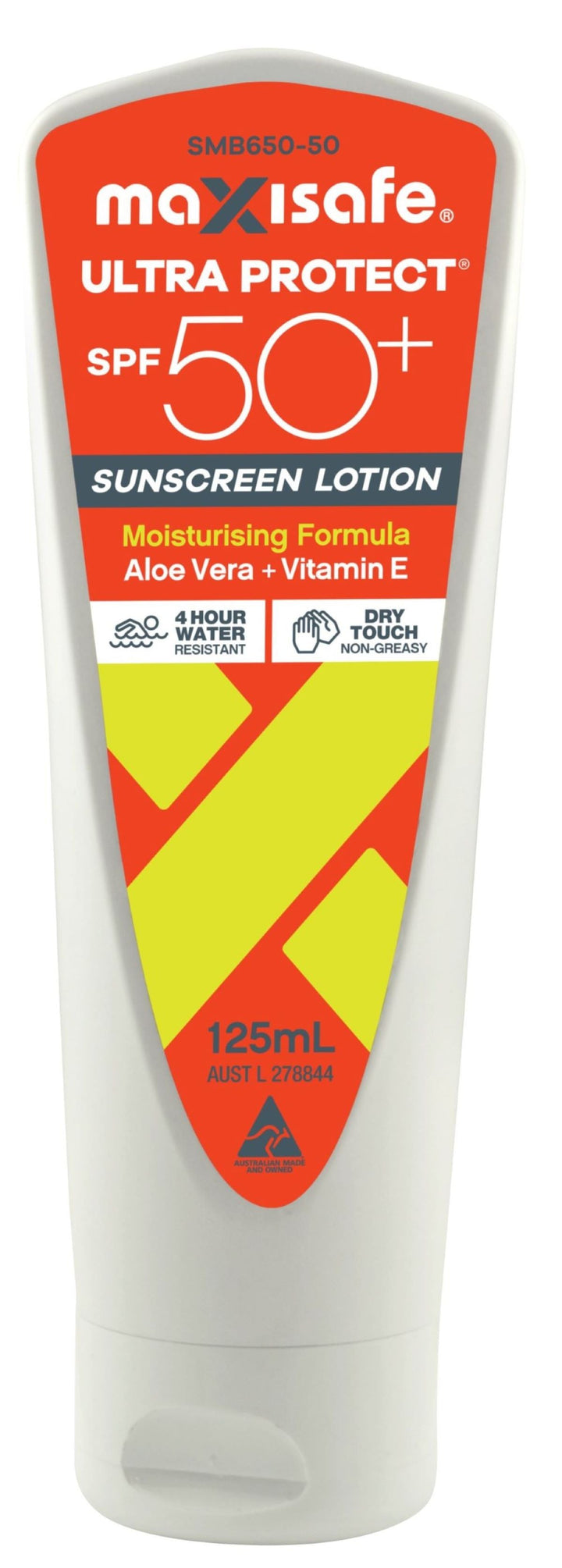 SPF 50+ Sunscreen Lotion, 100ml Tube