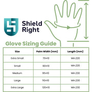 Handicare Latex Gloves Disposable Powder Free Box of 100