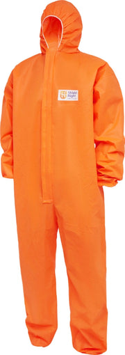 Shield Right Disposable Coveralls SMS Type 5-6 Orange