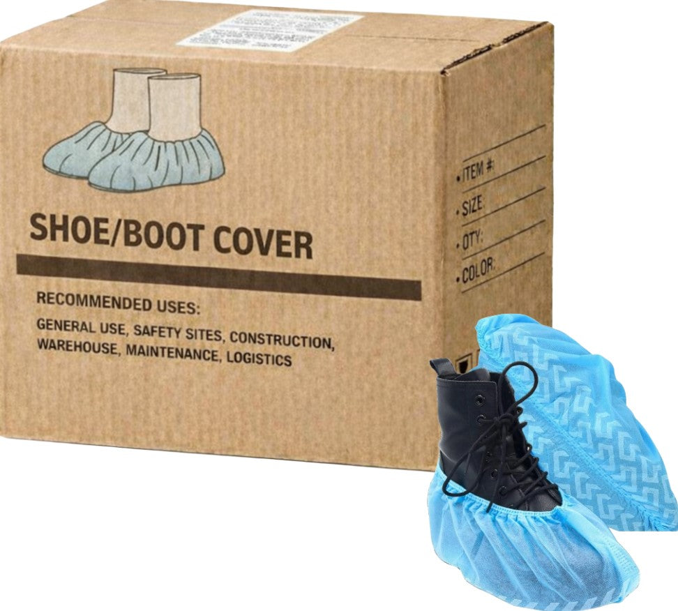 Carton of 1000 Shield Right Shoe Covers Anti Skid Heavy Duty