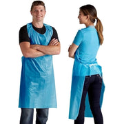 Carton of 500 Shield Right Disposable Blue Aprons (Packs Of 100)