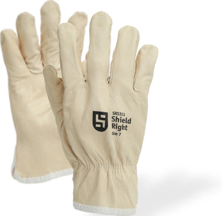 Shield Right Beige Premium Riggers Gloves