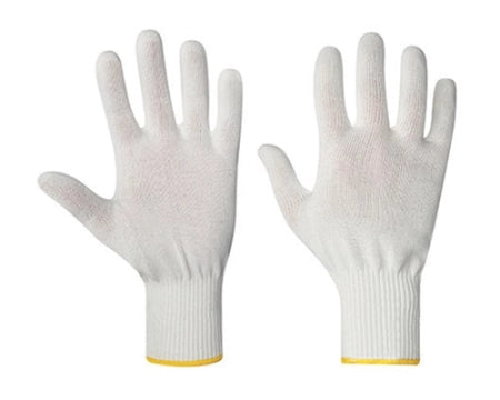 Carton of 144 YSF CRG Food Grade C5/E 13G Cut 5 White Cut Resistant Gloves