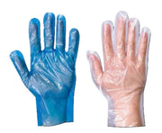 Carton of 2500 Saniflex Disposable Gloves Thermoplastic Elastomer Gloves Clear