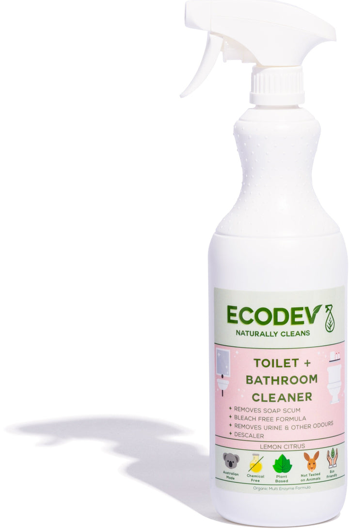 Ecodev Toilet/Bathroom Cleaner 1L Spray Australian Made Eco-friendly
