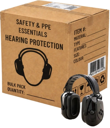 Carton of 20 Packs Maxisafe Bluetooth Earmuff 28dB Class 5