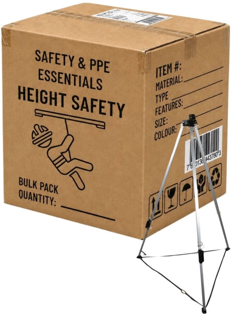 Carton of 3 Packs Maxisafe Confined Space Entry Tripod 10ft with Bag