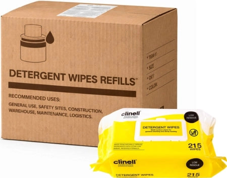 Carton of 6 Clinell Multi-surface Detergent Wipes