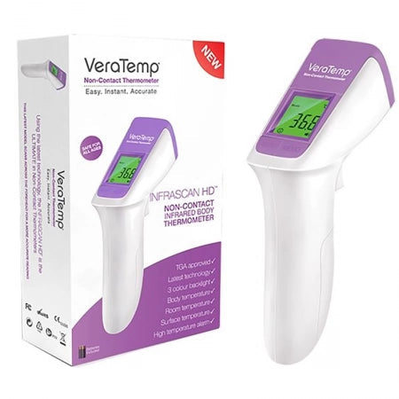 VeraTemp Infrascan HD Non Contact Infrared Thermometer (2x AAA Batteries)