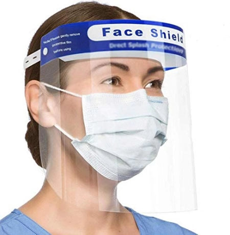 Ultra Fresh Full Face Shield Clear Visor with Headband ~ TGA Approved