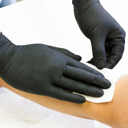 Pallet of 840 boxes MasterMed Deluxe Black Nitrile Gloves 6g Heavy Duty Powder Free Latex Free