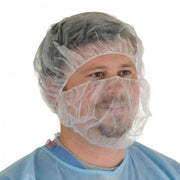 Carton of 1000 21-inch Berets Crimped Hairnet White