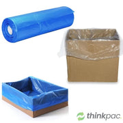 1000/Carton Natural Non-entrapment Carton Liners 14 micron (635mm Width x 635mm Length + 380mm Gusset)