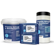 Carton of 12 Reynard Health Premier Detergent and Disinfectant Wipes Soft Pack 45gsm