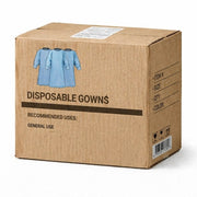 Carton of 100 HALYARD Impervious Full Back Comfort Gown, Yellow