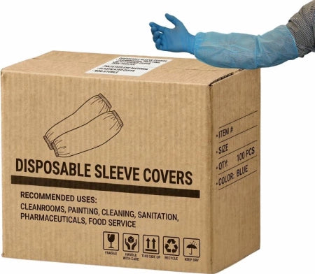 Carton of 1000 Blue Polypropylene Sleeve Cover