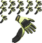 Carton of 60 Eagle Industrial Cut 5 Level Impact Gloves Cut and Puncture Resistant Size 10 - XLarge
