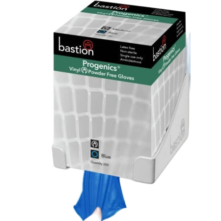 Box of 200 Bastion Progenics&trade; Vinyl Powder Free Blue