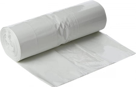 Carton of 1000 27L White Bin Liners For Office &amp; Kitchen 10 micron (Standard Strength)