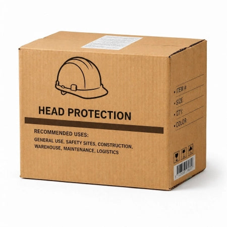 Carton of 6 Packs E-MAN 4000 Helmet with Clear Visor and Chinstrap